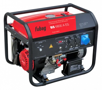 Бензиновый генератор FUBAG BS 6600 A ES с электростартером и коннектором автоматики